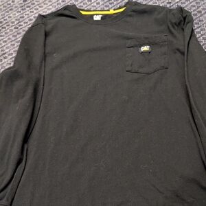 Cat Long Sleeve Long Work Tee